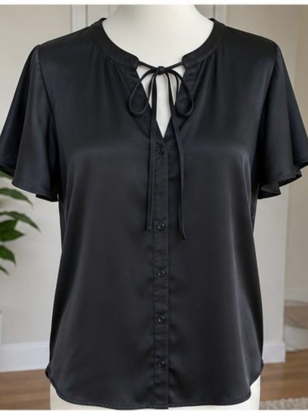 Black Tunic Blouse
